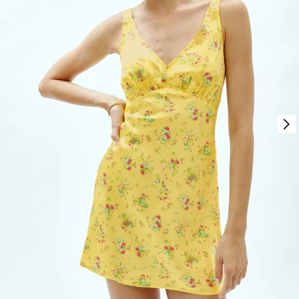 Reformation Ellery Silk Dress